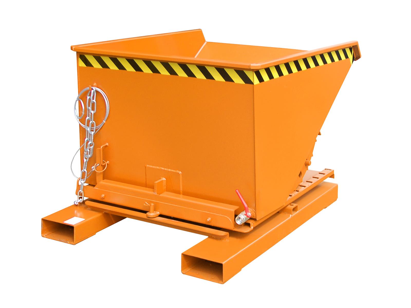 Spänebehälter S3S 600 0,60m³ 1460x1070x890mm RAL 2000 Gelborange