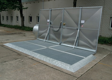 Klappdeckel für Abfüllplatz KAP GIRO
