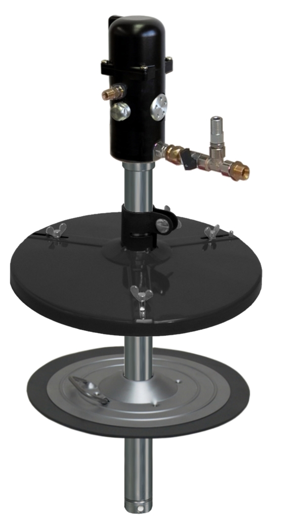 Pneumatische Füllpumpe pneuMATO-fill Fettfüllgerät f. 20kg Fetteimer pneuMATO-fill-20-d 285 - 305 mm Pneumatische Füllpumpe pneuMATO-fill Fettfüllgerät f. 10 bis 200kg