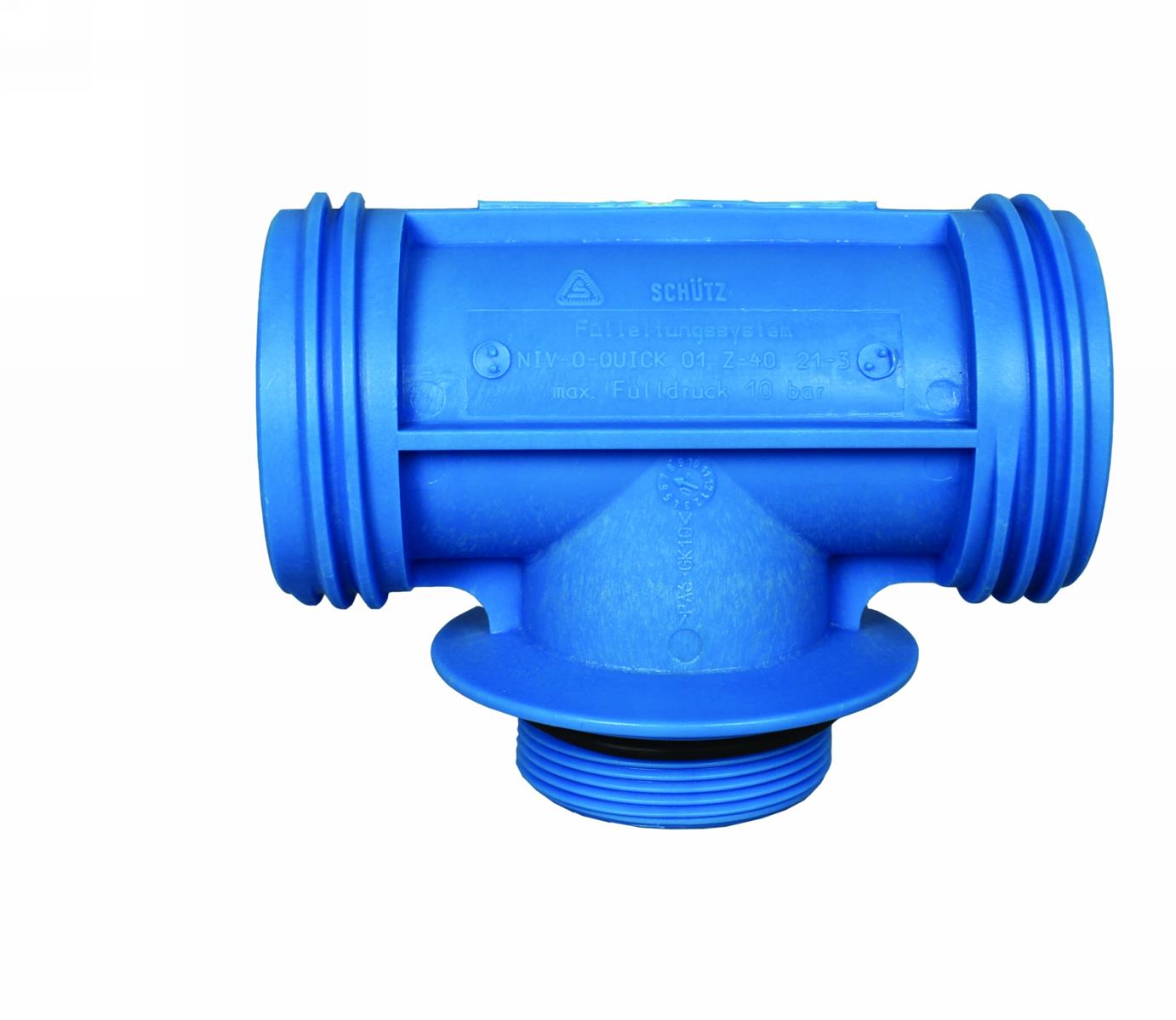 T-Stück mit Düse Ø 11 mm mit Dichtung SCHÜTZ 505056 T-Stück mit  Düsen Ø 11 mm und 2" (AG) Schütz 3004075