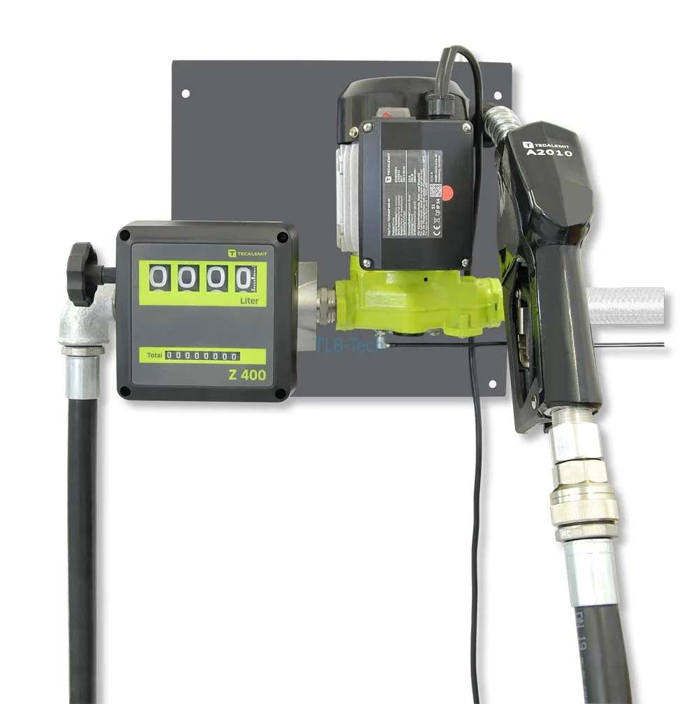 Elettropompa TecPump 600AC 55l/min 230V con sistema di contatore analogico 6 metri