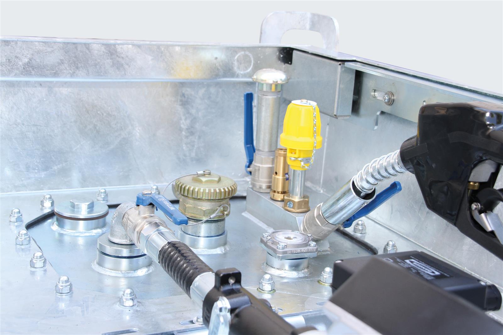 Kraftstoffcontainer QUADRO-D - 1000 Liter Komplettpaket (230V)