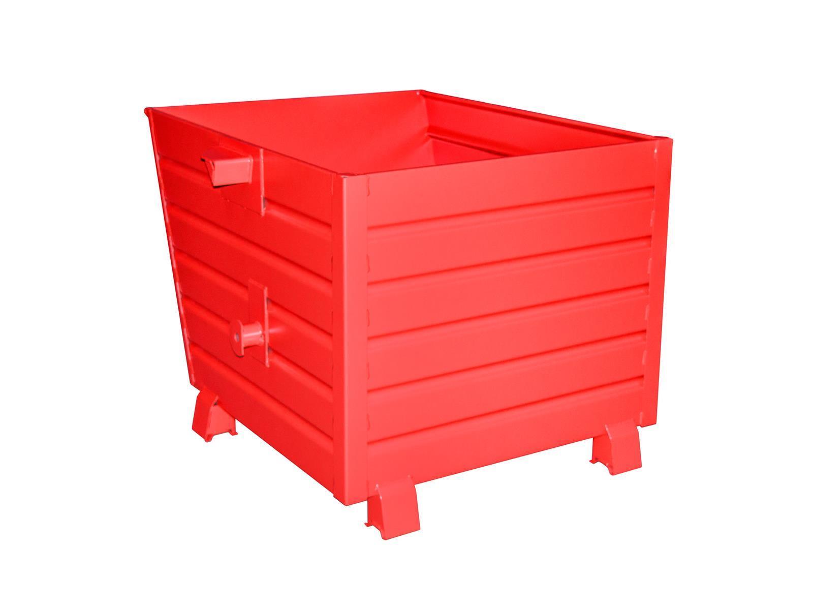 Stapelkipper BSK 90 1200x1000x900 0,90m³ Stapelkipper BSK 90 1200x1000x900 0,90m³ RAL 3000 Feuerrot