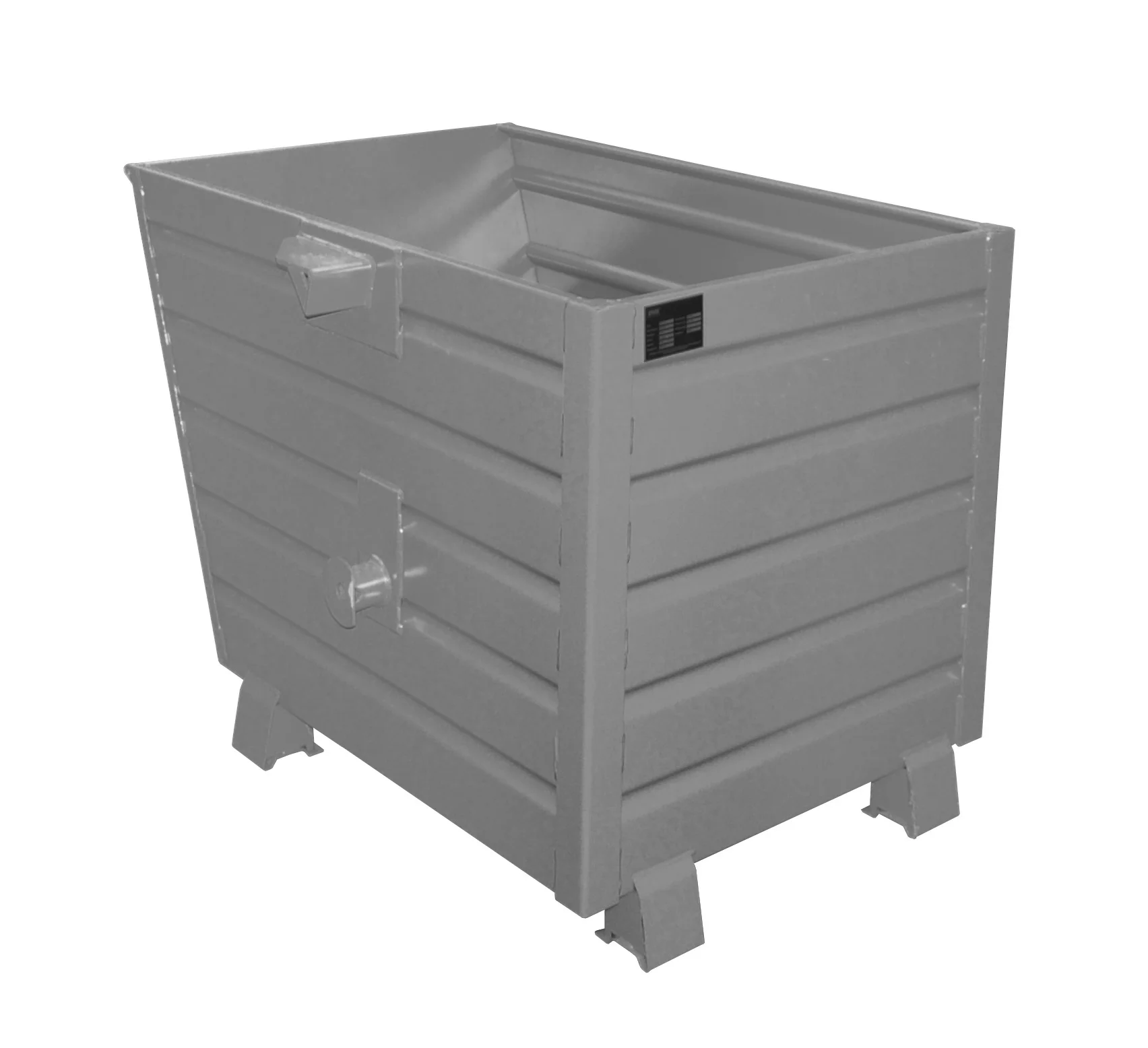 Stackable Tipper BSK 70 1200x800x900mm 0.70m³ RAL 7005 Mouse Grey