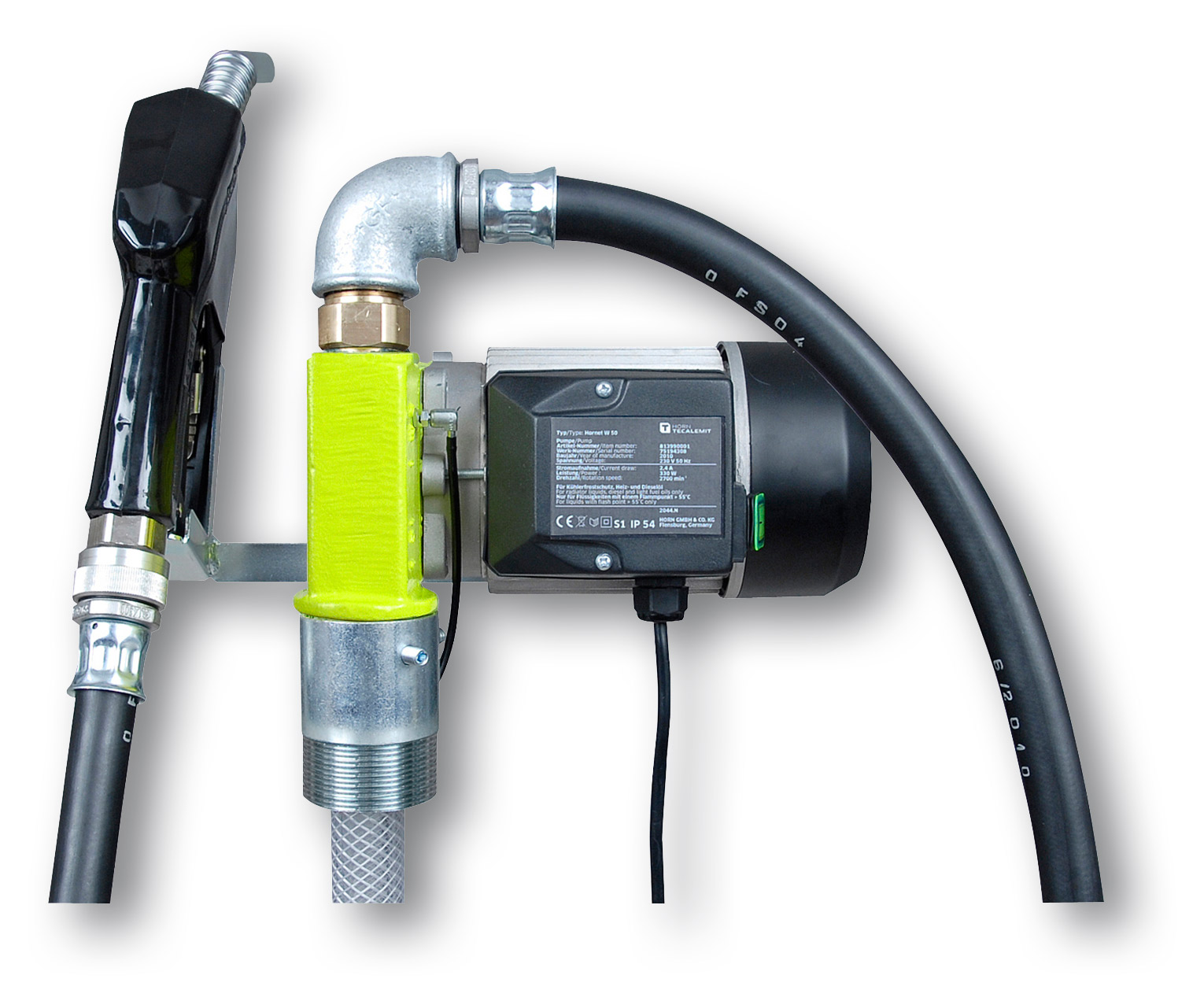 Elektropumpe HORNET 50II Set mit Automatik-Zapfventil Horn f. Diesel, Heizöl Dieselpumpe 230V HORNET 50II Elektropumpe Set 230V mit Automatik-Zapfventil für Diesel & Heizöl