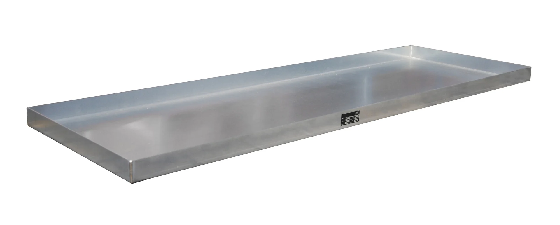 Vasca di contenimento piccolo formato 1850x600x60mm 60 Litri, Waschbecken, Edelstahl, Becken, Beckenwanne, Metallwanne
