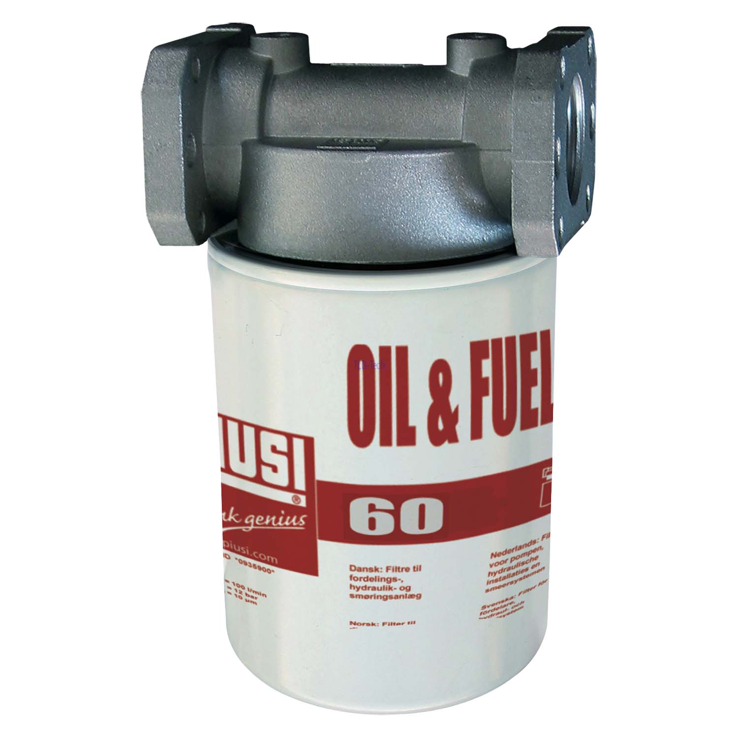 PIUSI Filterkartusche 10µ - 60 L/Min. mit 1"-Halterung PIUSI Filterkartusche 10µ - 60 L/Min. mit 1"-Halterung