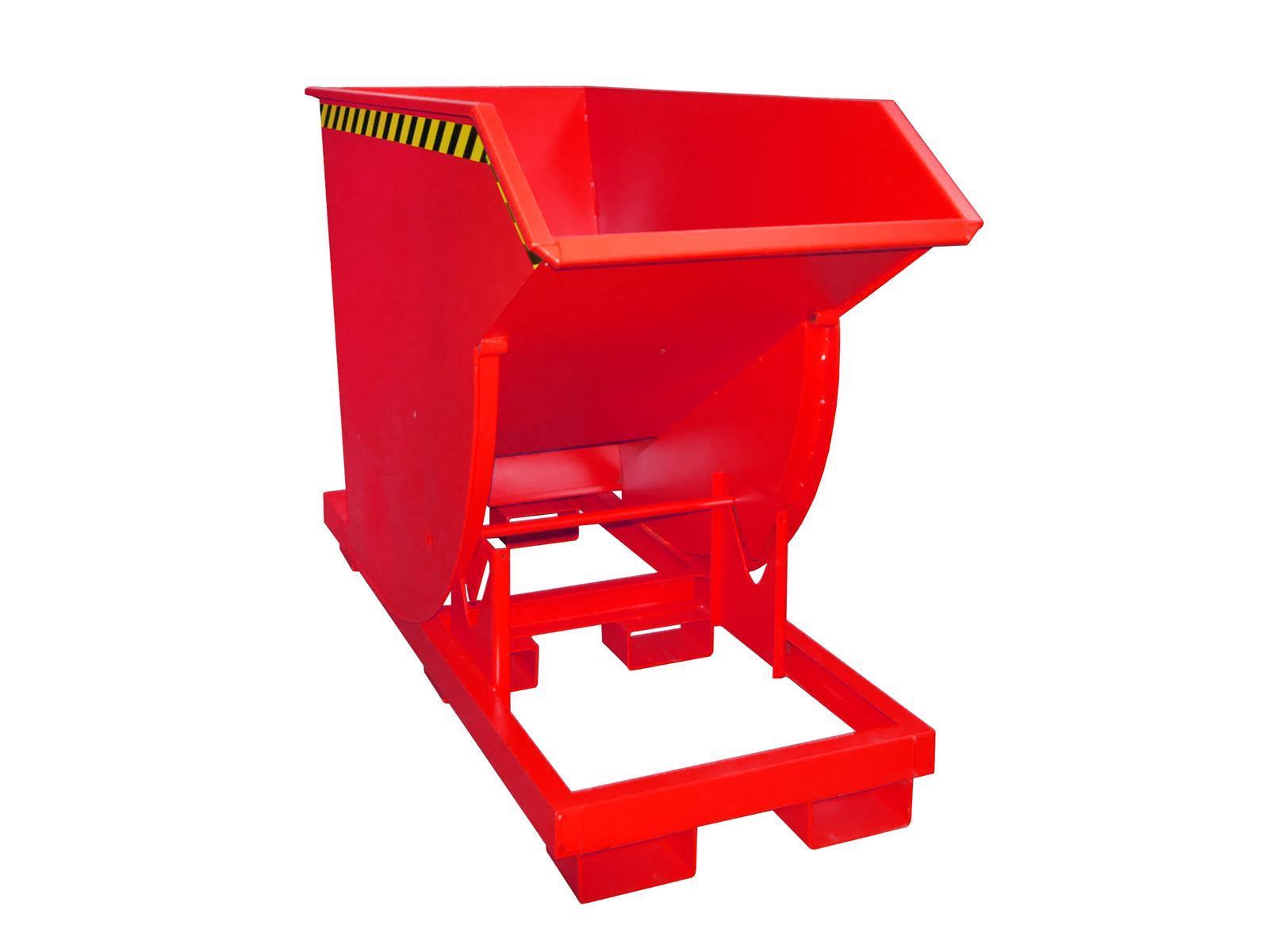 Tipping Container BKM 75 0.75m³ 1760x820x1270mm RAL 3000 Flame Red