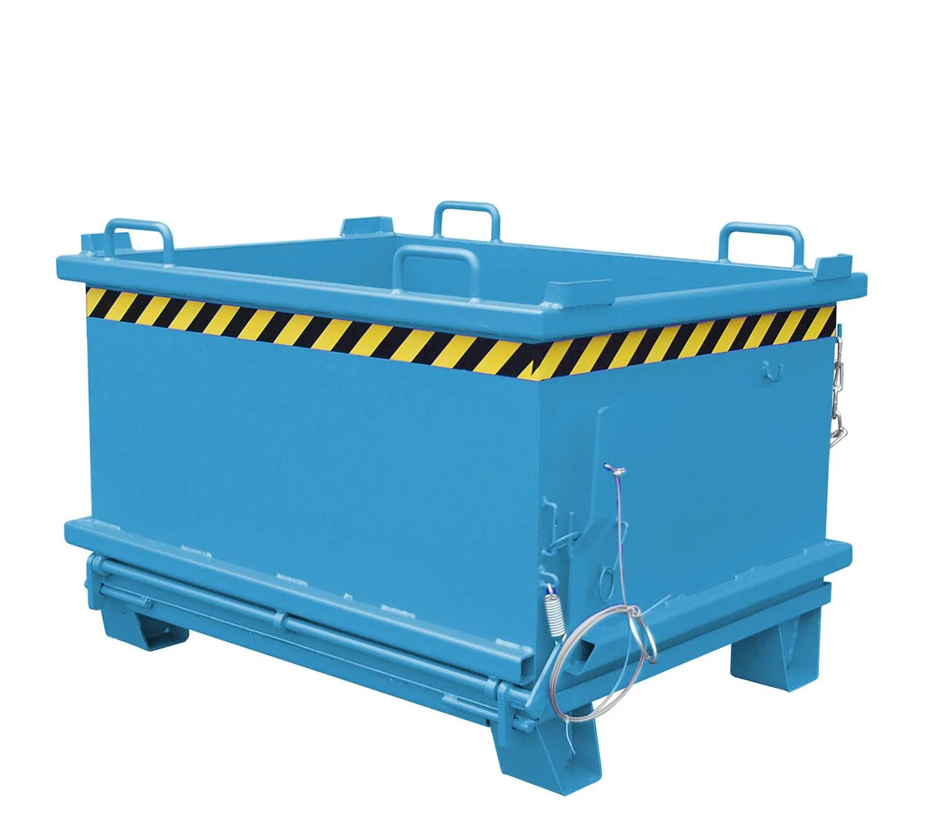 Folding Bottom Container SB 500 0.50m³ 1035x1310x700mm RAL 5012 Light Blue