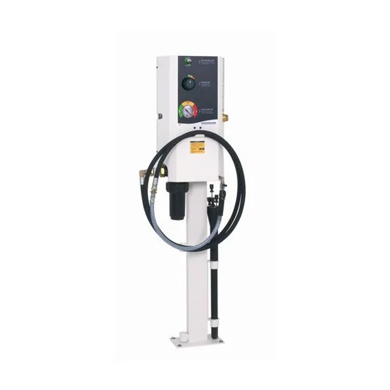Sistema di aspirazione per olio esausto Vacumaster VM-S con basamento SAMOA-Hallbauer