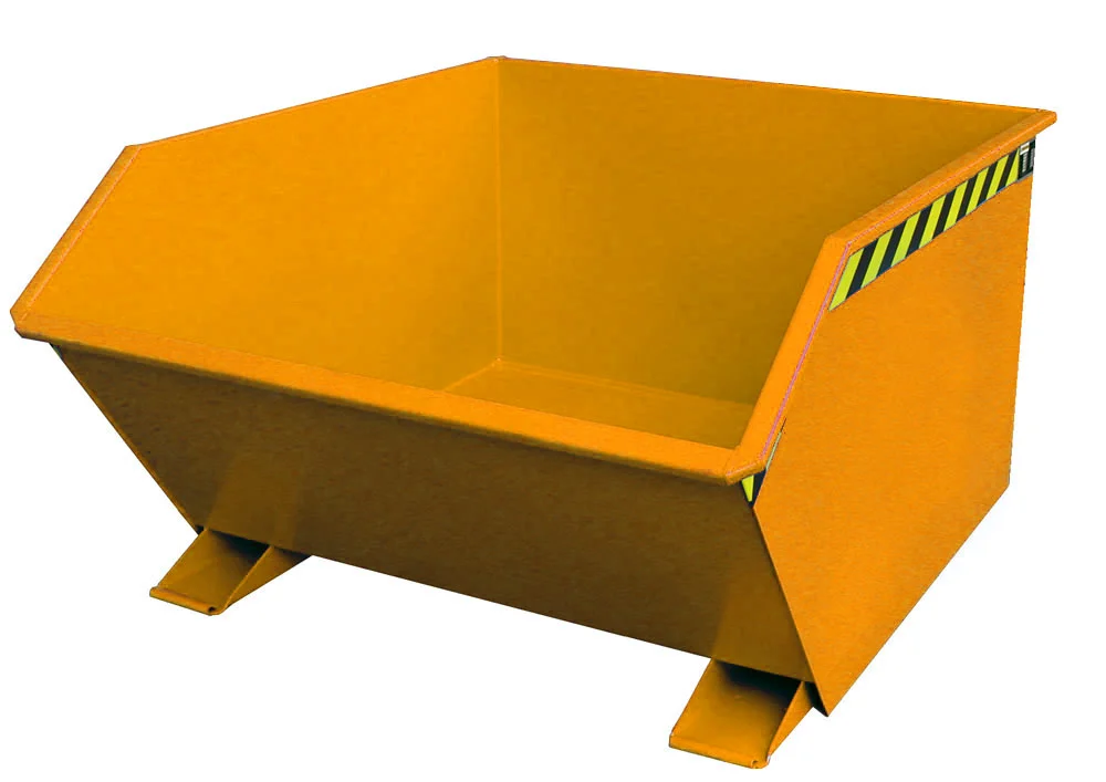 Kippbehälter GU 1000 1m³ 1640x1280x780mm RAL 2000 Gelborange