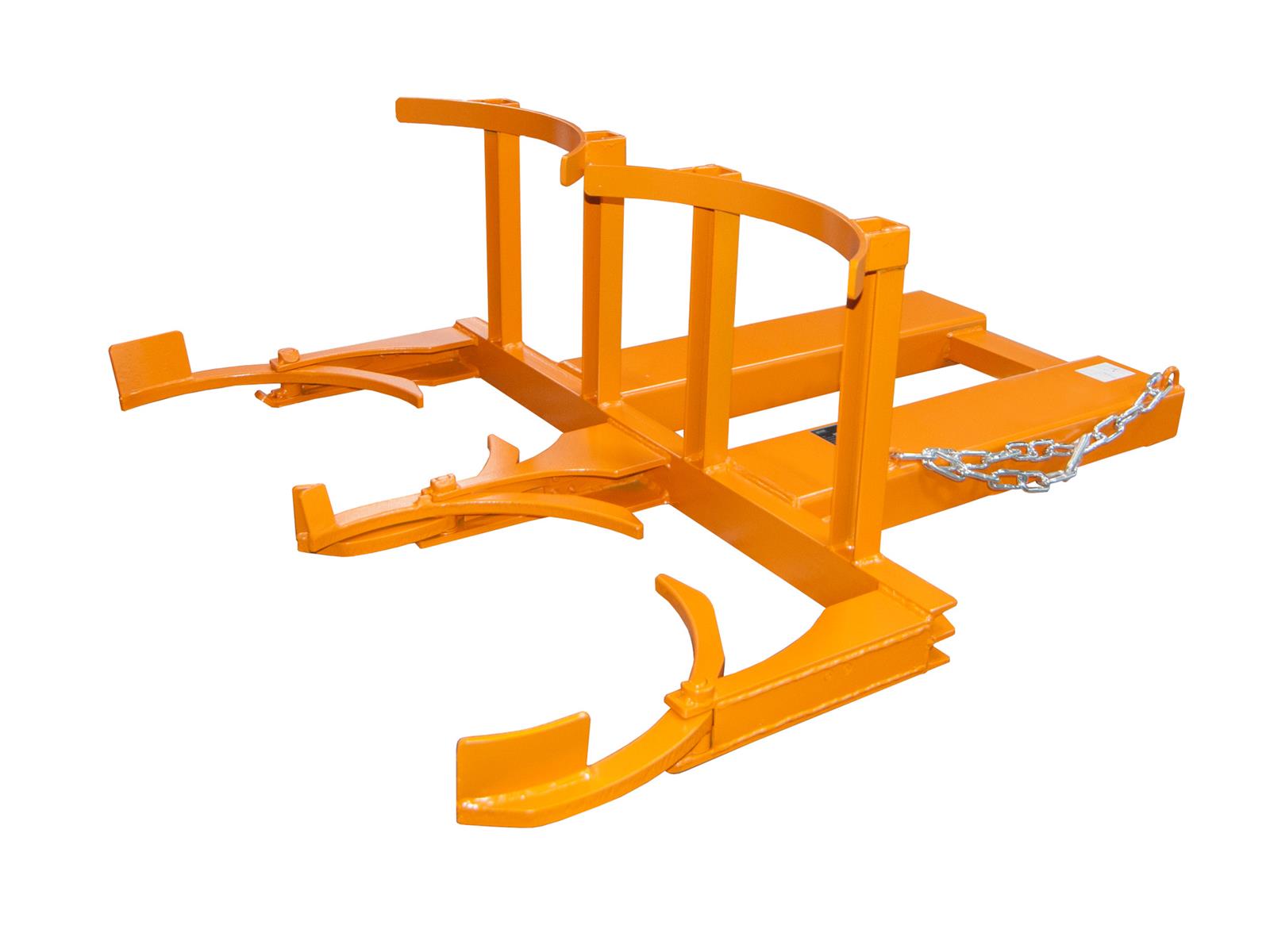 Drum Lifter FH 1380x1160x485mm for 2x 220 Liter Drums RAL 2000 Yellow-Orange