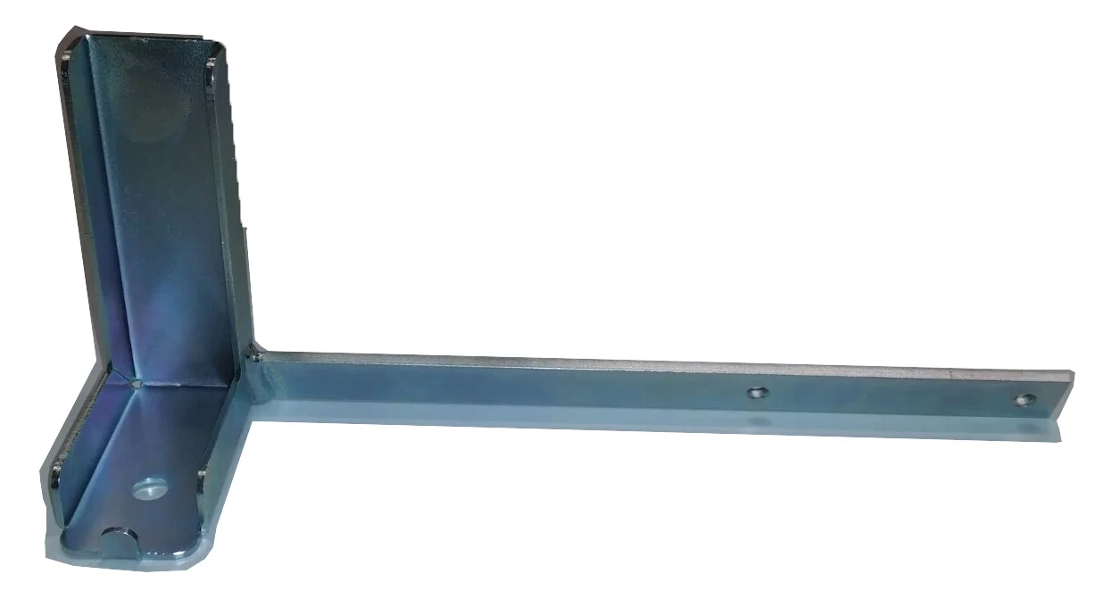 Supporto per rubinetto per serbatoio Schütz/Roth, L-Bügel, Metallwinkel, Rechteckwinkelhalterung, Regalstütze, Industrie-Hardware