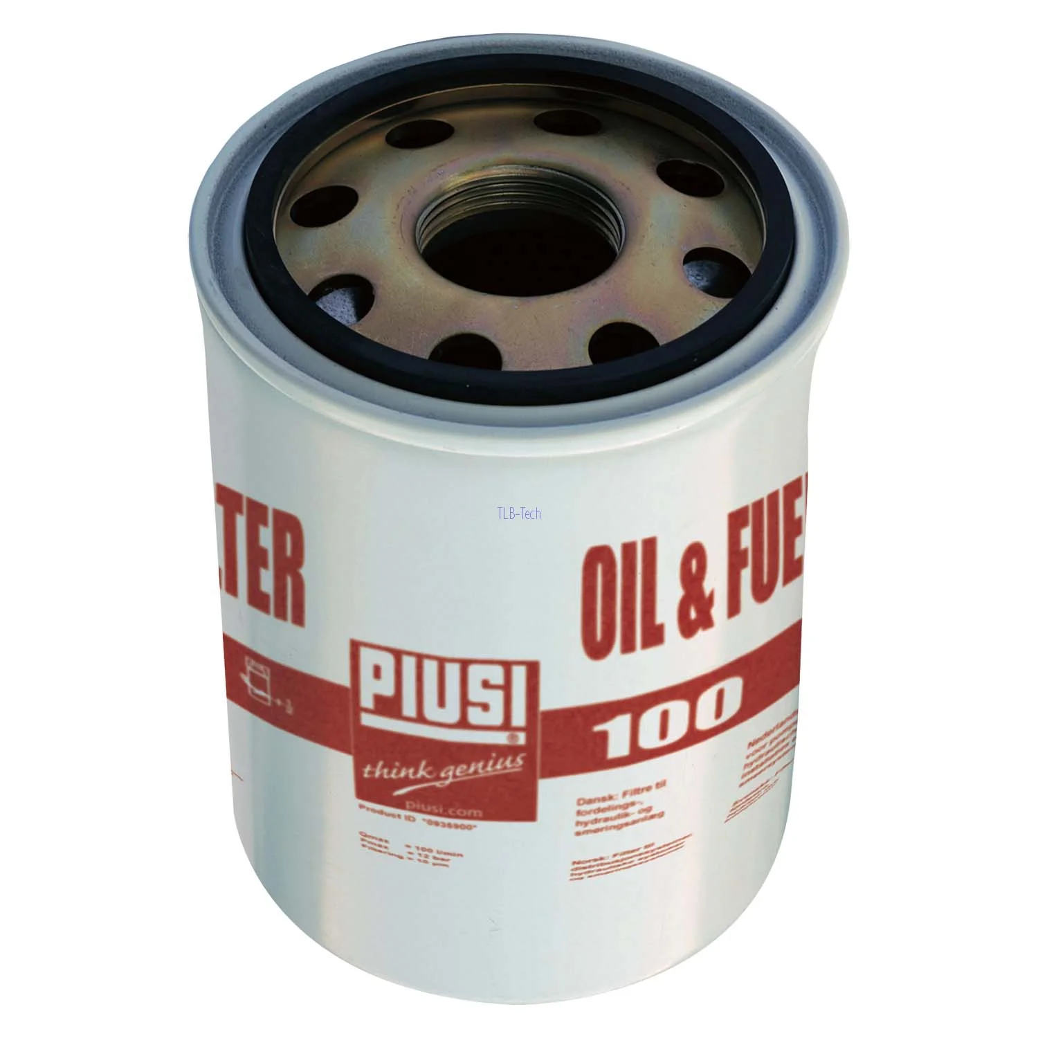 Cartuccia filtrante PIUSI da 5 μm – 100 L/min., Ölfilter, Filtergehäuse, Motoröl-Filter, Metallkörper, Dichtungsring, Ölfilter, Kraftstofffilter, Autoteil, runder Filter, Metallfilter