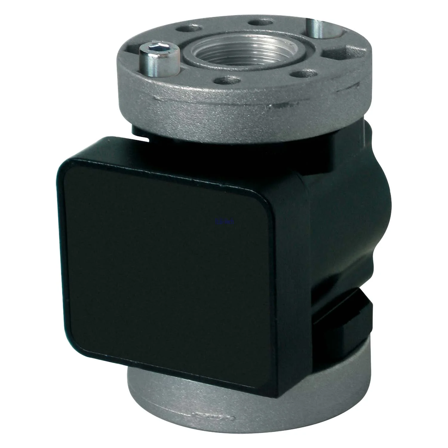 PIUSI Generatore di impulsi K600/2-3 - 3/4 di pollice per contatore a ingranaggi ovali per olio, Winkelmuffe, Absperrventil, Verbindungsstück, Gehäuse, Metall