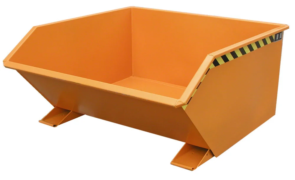 Contenitore ribaltabile GU 750 0,75 m³ 1440×1280×680 mm RAL 2000 giallo arancione