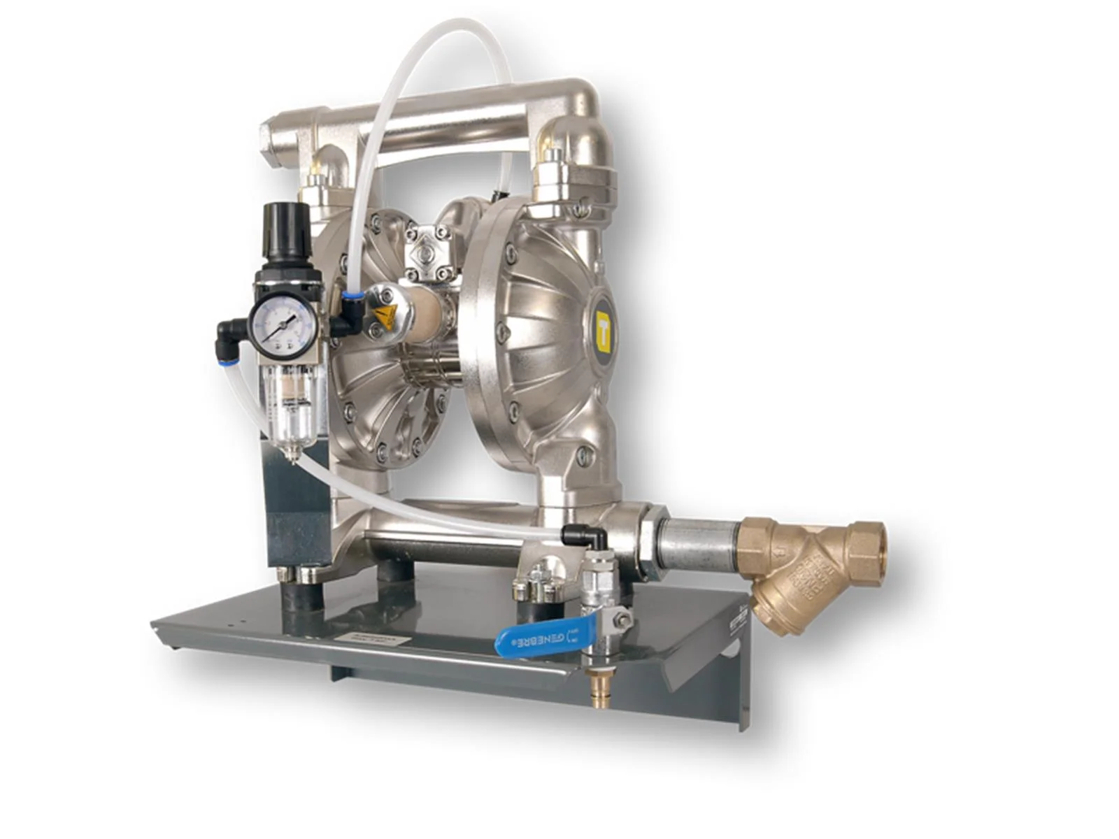 Pompa a membrana doppia per lo smaltimento dell'olio 1/2'', pneumatica