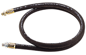 Saug- und Abgabeschlauch DN 16, 1,6 m lang, G 1/2" AG
