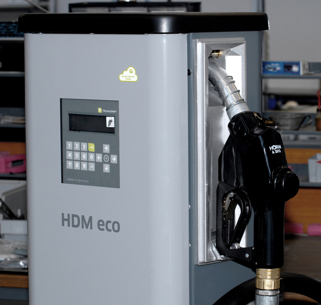 Dieselzapfsäule HDM 100 eco mit Tankautomat TECALEMIT Tanksäule