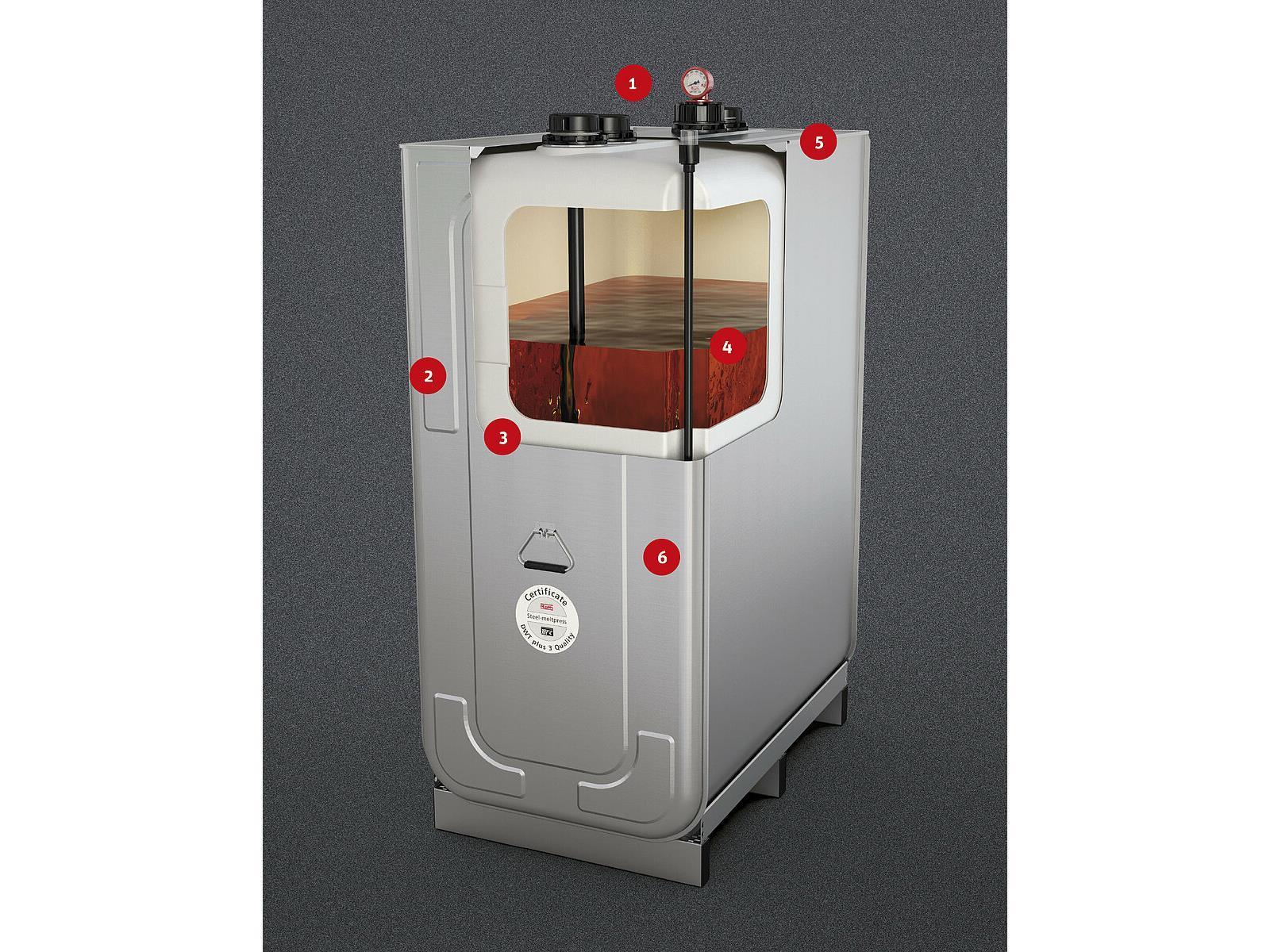 4000 Liter Hoftankstelle – Doppelwandige Komplettanlage mit wählbarer Pumpentechnik digitalem Zählwerk 8m Abgabeschlauch