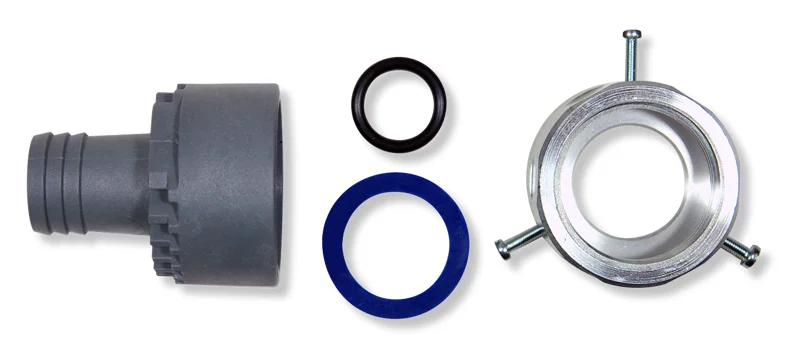 Kit di montaggio FMT 3 contatori da montare sulla pompa Hornet W 40, Gummi O-Ring, Adapter, Dichtungen, Metallring, Verschlussadapter