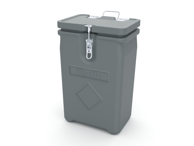 ROTH Box di Sicurezza 50 Litri Omologata ADR in PE-HD