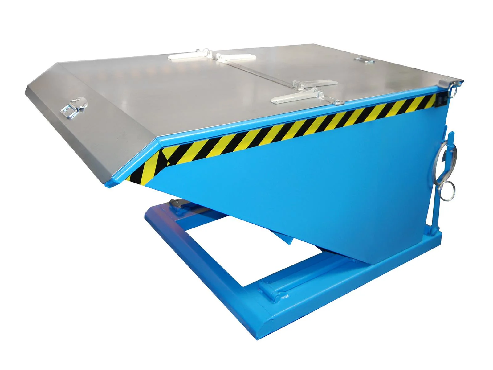 Contenitore ribaltabile NK 75 0,75 m³ 1700x1080x880 mm RAL 5012 azzurro chiaro