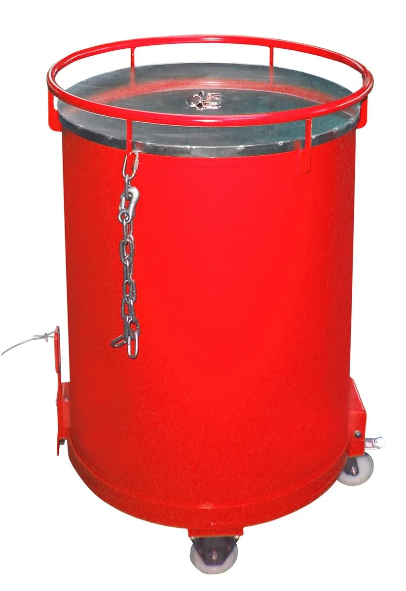 Rundbehälter RB 450 0,45m³ 865x1085mm RAL 3000 Feuerrot