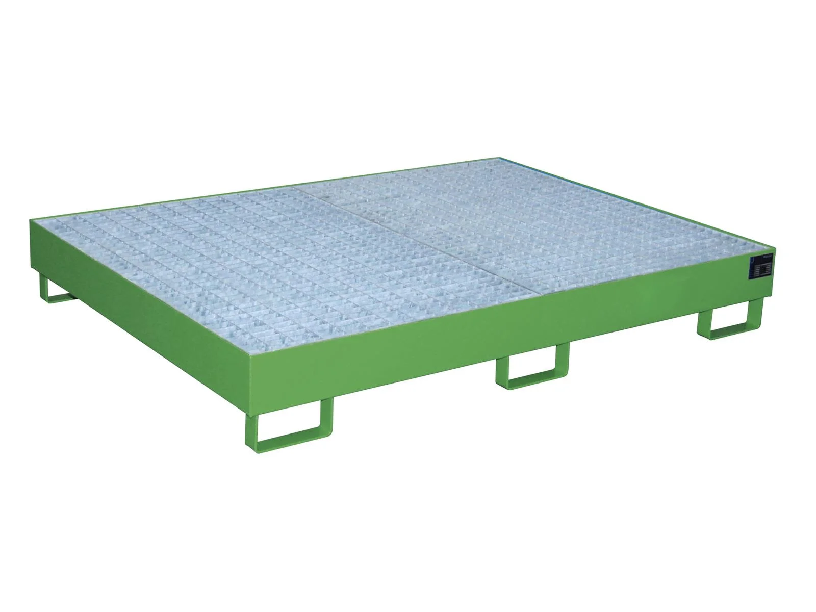Shelf Tubs 1750x1300x250mm 240 Liters with Grate RAL 6011 Reseda Green 🌿