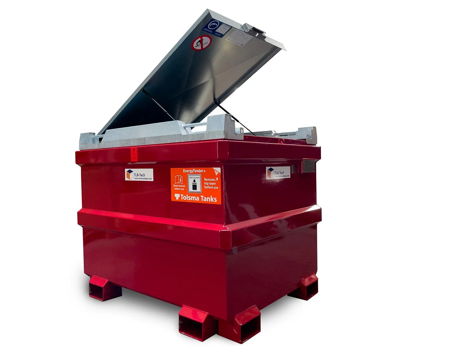 Serbatoio diesel mobile da 995 litri Energy Tender, impianto mobile di stoccaggio diesel senza pompa e senza contatore.