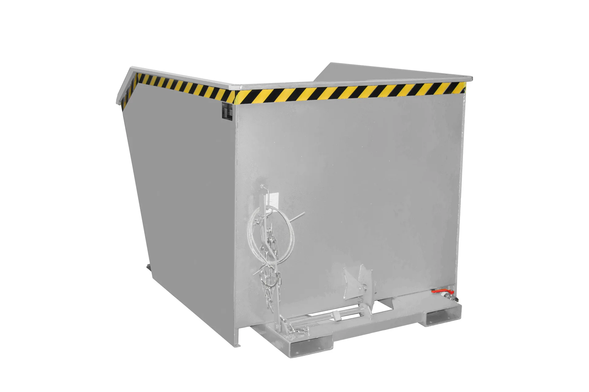 Spänebehälter SGU 150 1,50m³ 1640x1280x1090mm RAL 7005 Mausgrau