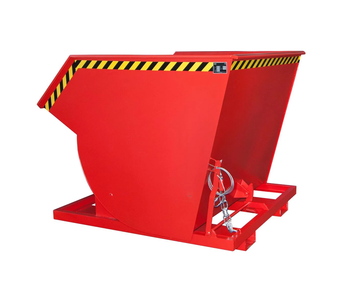 Tipping Container BKM 200 2m³ 1810x1560x1480mm RAL 3000 Flame Red