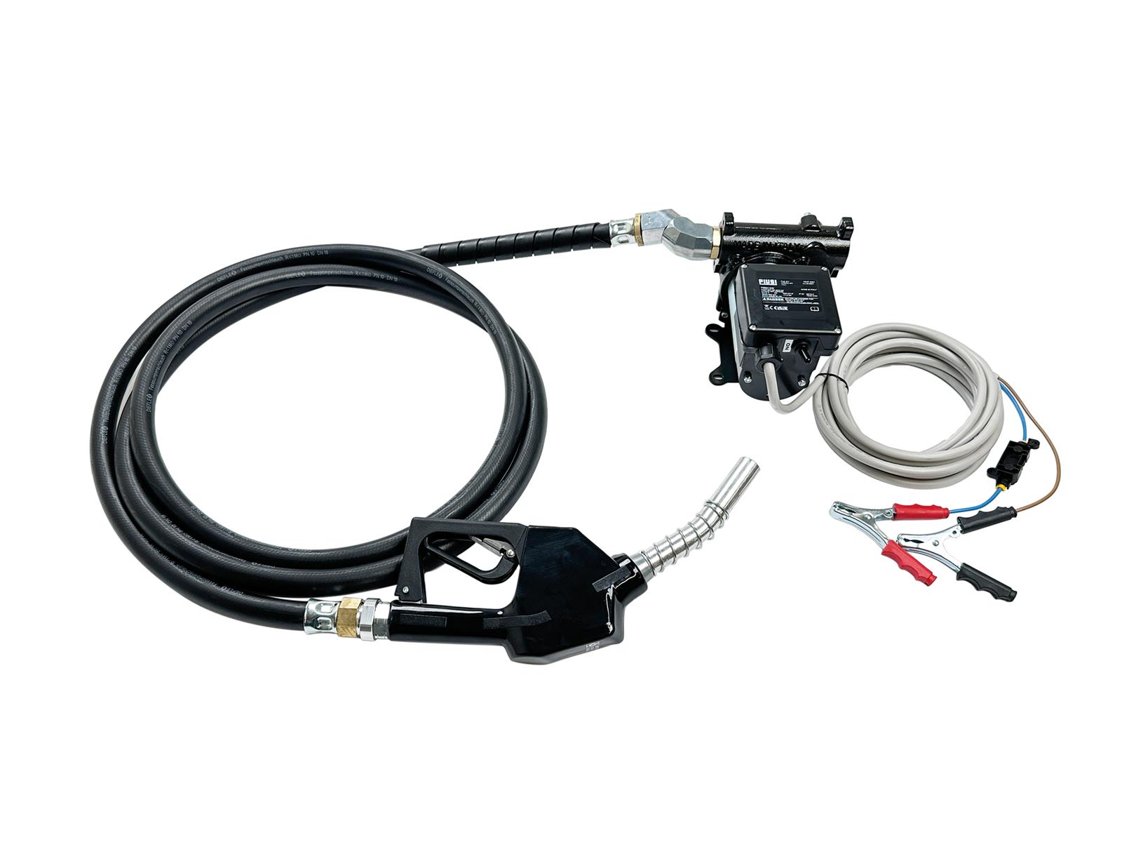 Förderpumpe 12/24V - R50 12/24 - Komplett Set mit Schlauch u. Zapfventil