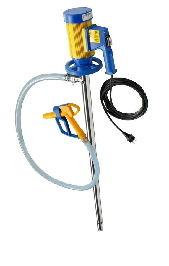 JP-280 SS (HC) Ø 41 Fasspumpen-Set – Effiziente Lösung für verdünnte Säuren, Laugen und Reinigungsmittel