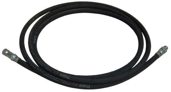 Gummipanzerschlauch RH-100, 1 m Anschluss R1/4" außen / R1/4" innen