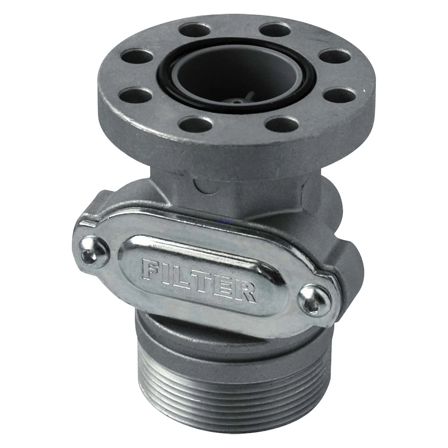Adattatore per fusto da 2 pollici / filtro / valvola di non ritorno, Flanschverbinder, Schlauchanschluss, Metallventil, Gewindenauslass, Filtergehäuse