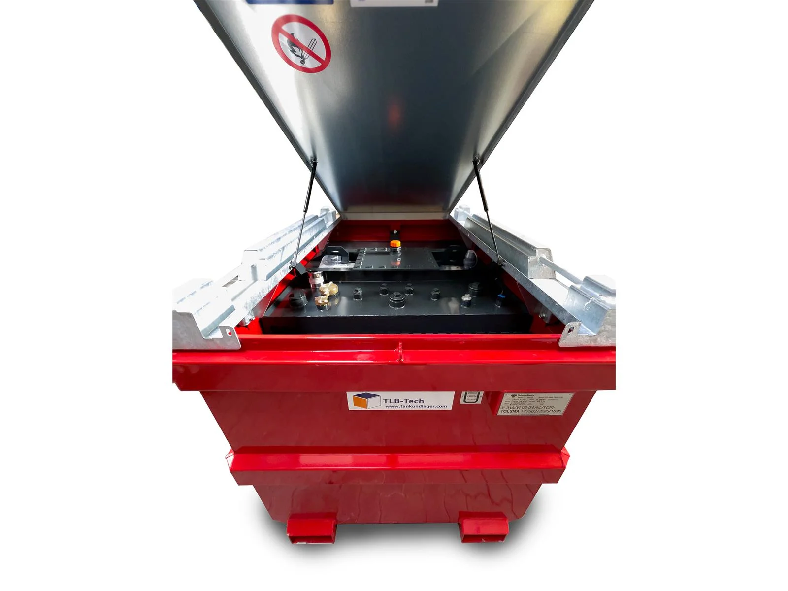 Serbatoio diesel mobile da 995 litri Energy Tender, impianto mobile di stoccaggio diesel senza pompa e senza contatore.