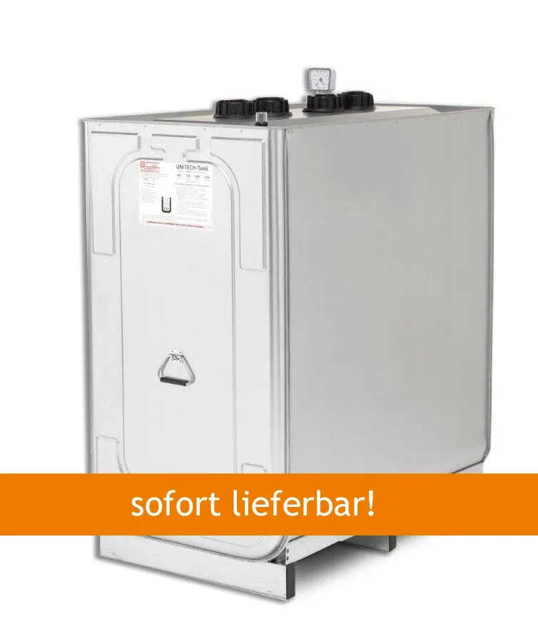 Serbatoio diesel - Serbatoio per olio combustibile - 1000L - Serbatoio di stoccaggio