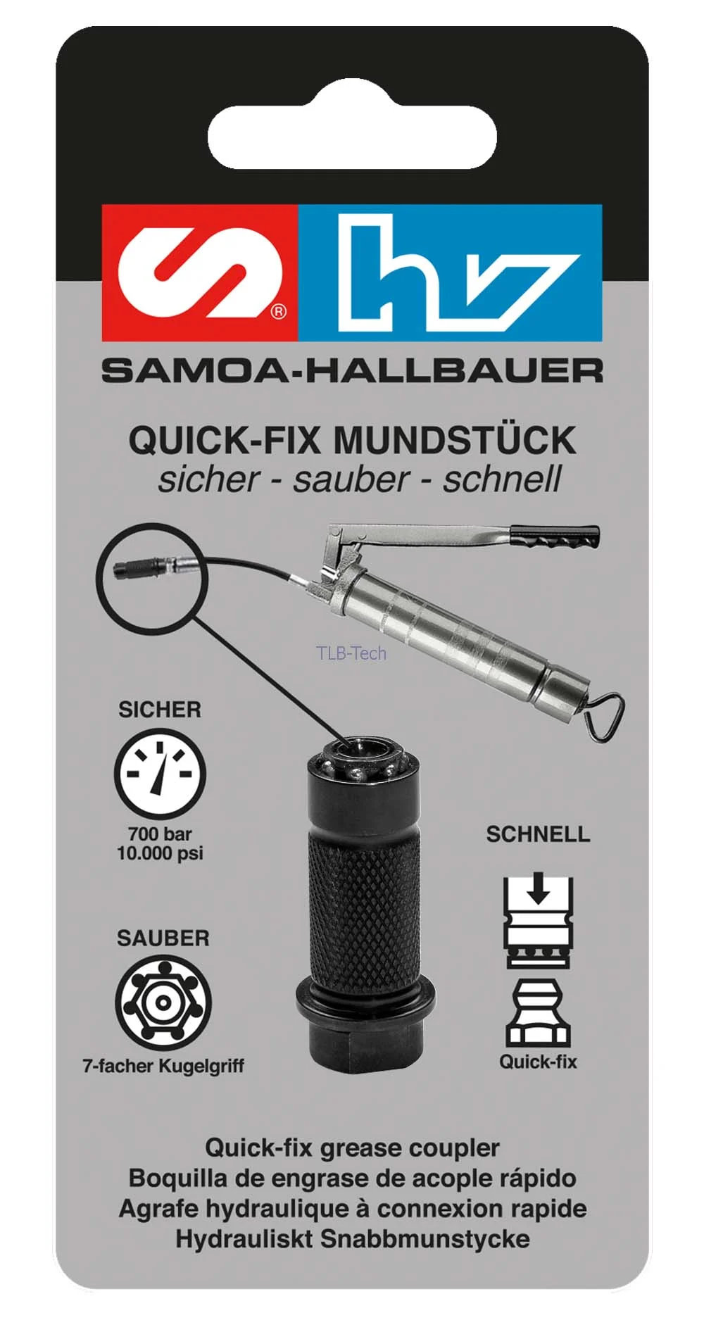 Quick-Fix Mouthpiece M10x1 Professional Hydraulic Safety Mouthpiece