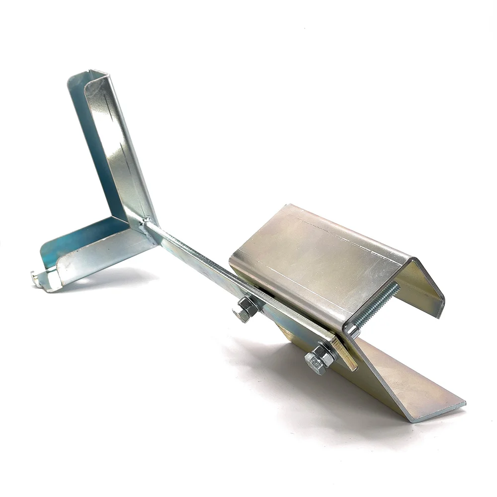 Console a morsetto per supporto della valvola di prelievo, inclusi i materiali di montaggio, per montaggio sull’unità Schütz-VET 700/1.000 l