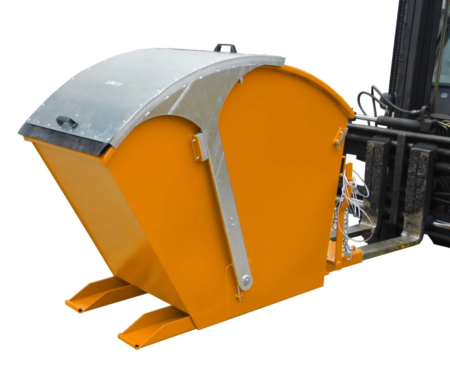 Tipping Container 0.75m³ 1750x755x1220mm RD 750 RAL 2000 Yellow-Orange