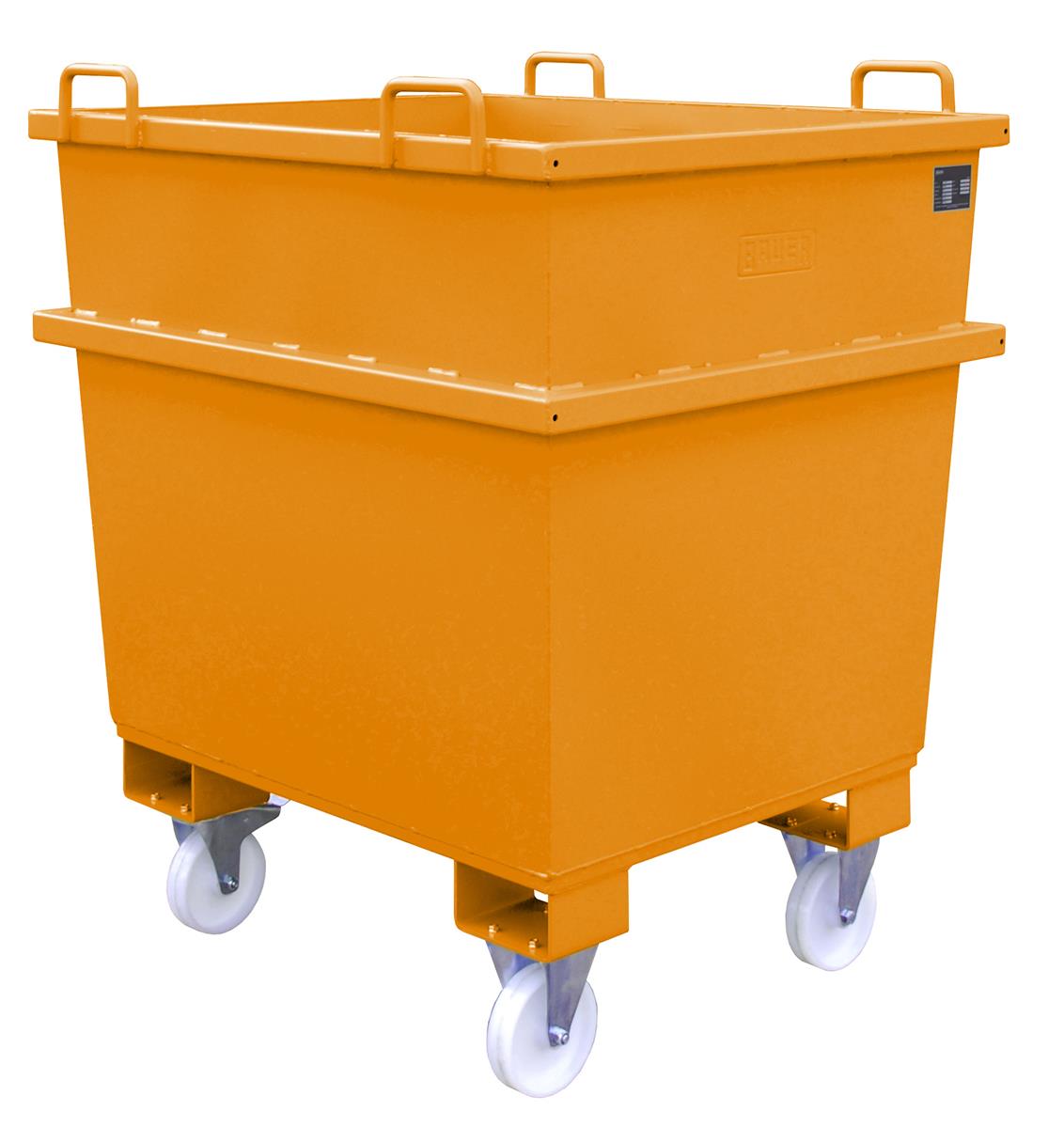 Universal-Container UC 1000 1m³ 1040x1200x1215mm RAL 2000 Gelborange