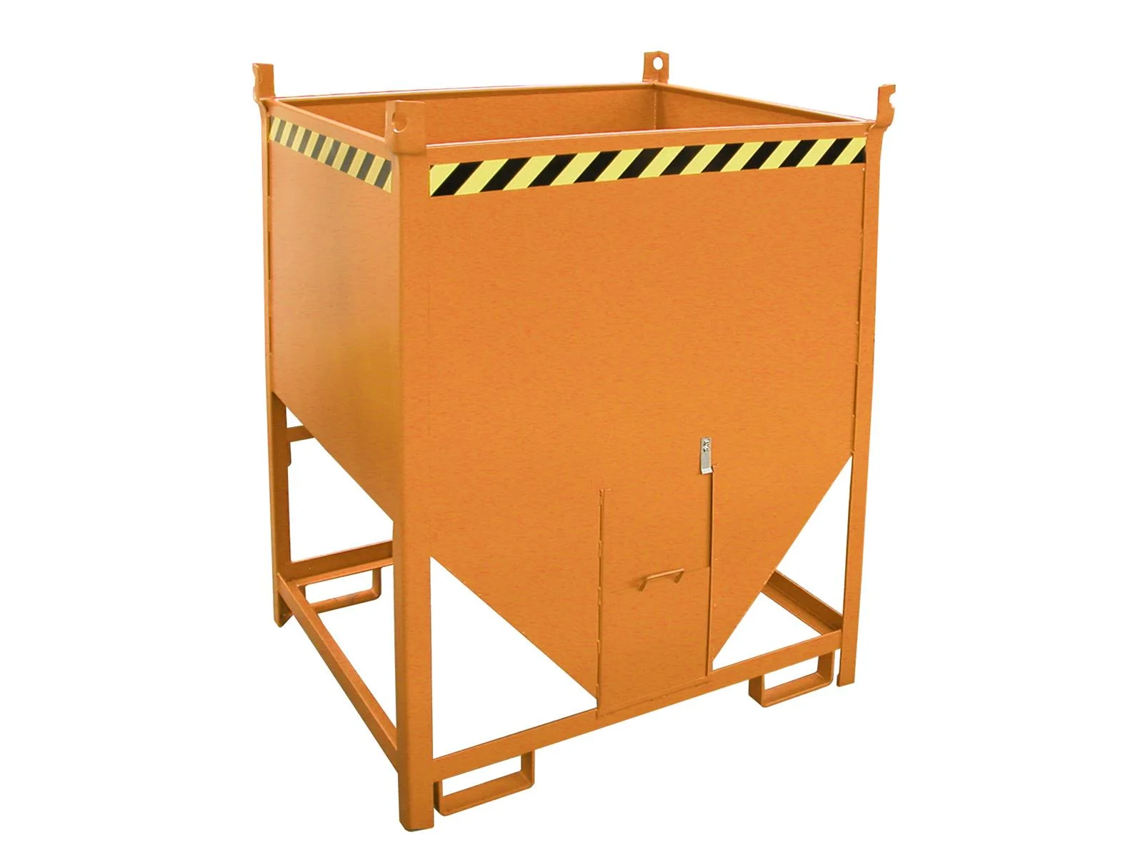 Silo Container SGS 100 1.00m³ 1000x1200x1495mm RAL 2000 Yellow Orange
