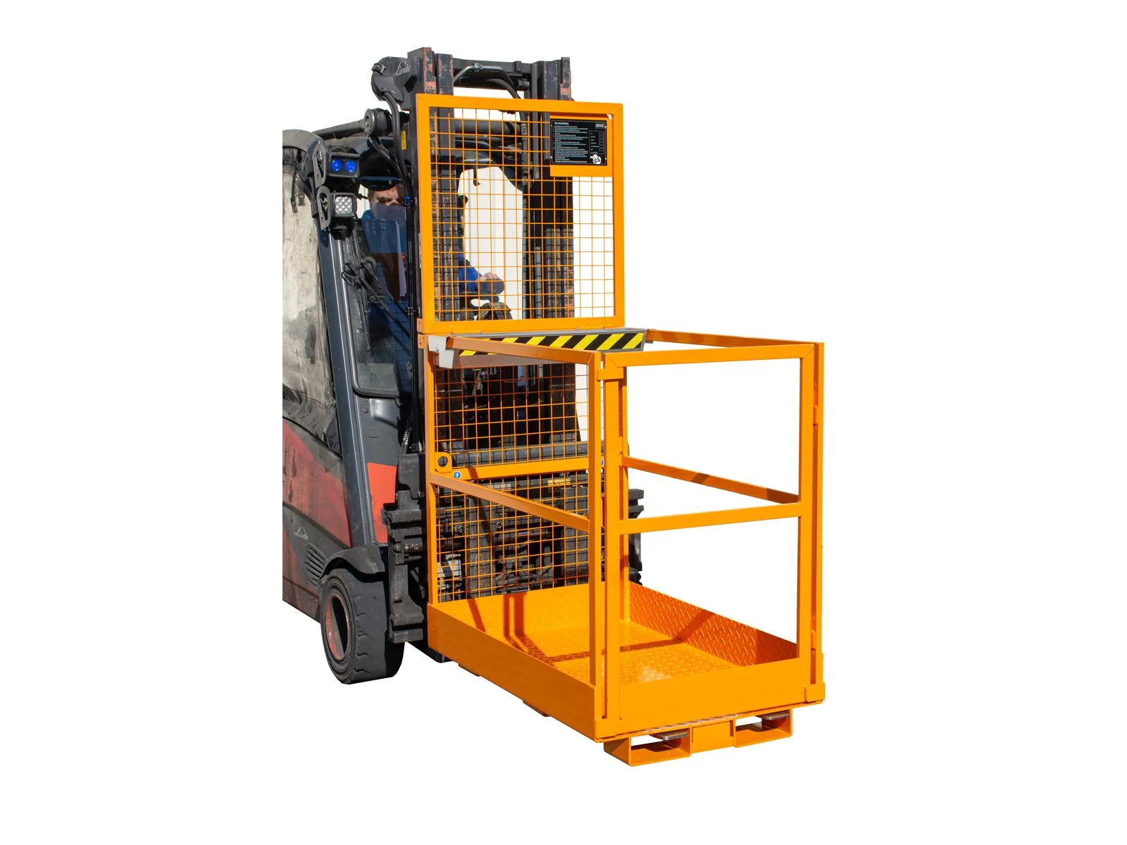 Work Platform MB-D/L RAL 2000 Yellow Orange
