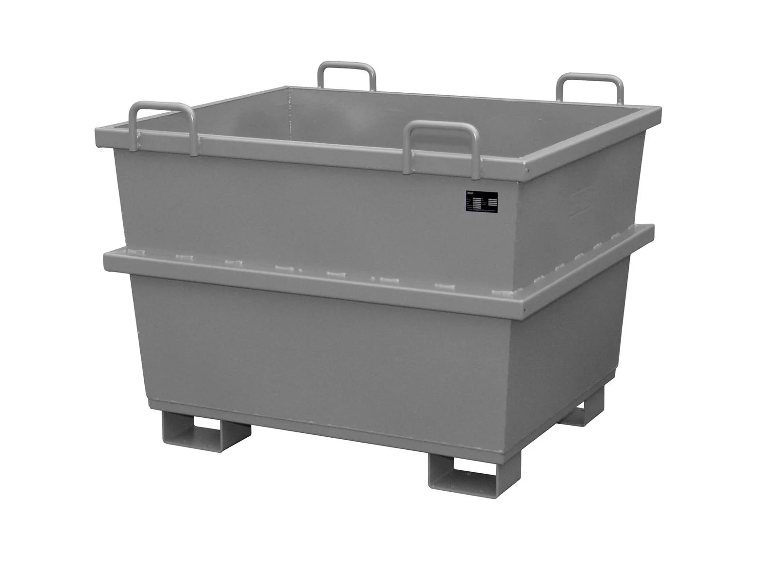 Contenitore universale UC 750 0,75 m³ 1040x1200x955 mm RAL 7005 Grigio topo