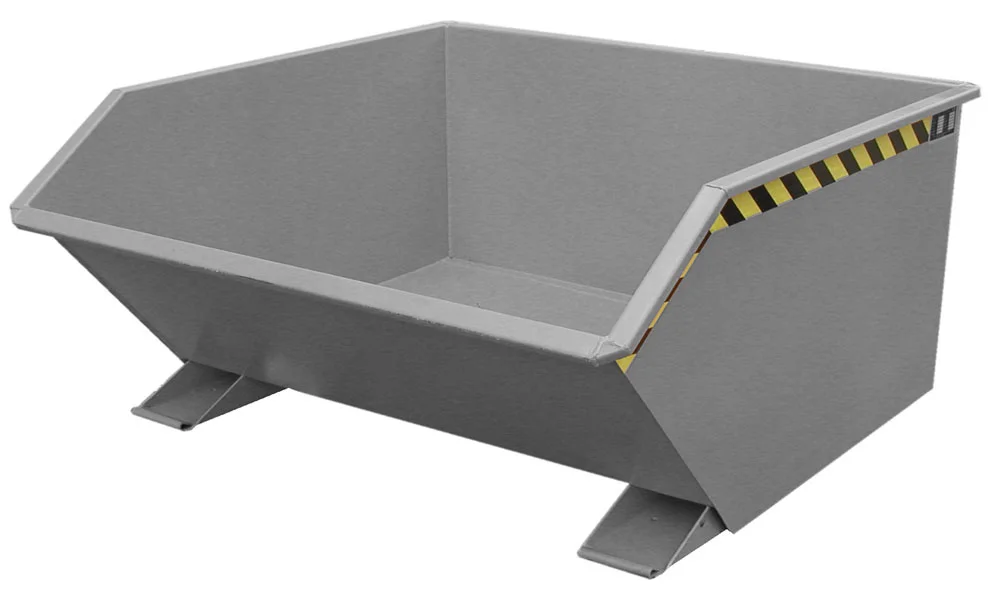 Contenitore ribaltabile GU 750 0,75 m³ 1440 × 1280 × 680 mm RAL 7005 grigio topo