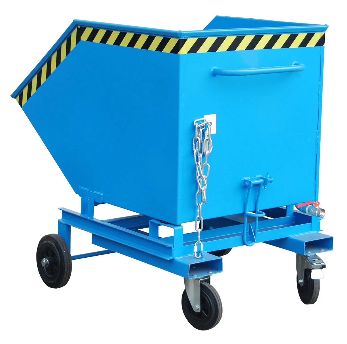 Chip Container Cart SKW-ET 600 Liters 1395x1070x1155mm RAL 5012 Light Blue