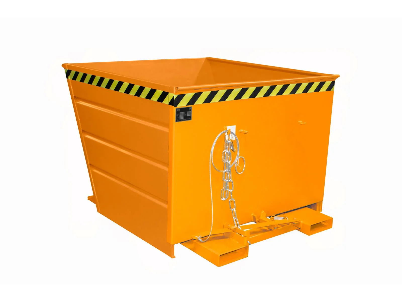 Tipping Container VG 1100 1.10m³ 1440x1200x890mm RAL 2000 Yellow-Orange