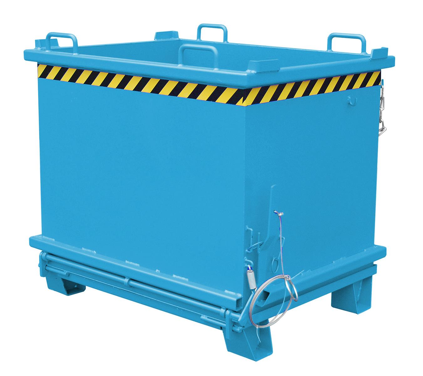 Klappbodenbehälter SB 1500 1,50m³ 1035x1910x1160mm RAL 5012 Lichtblau