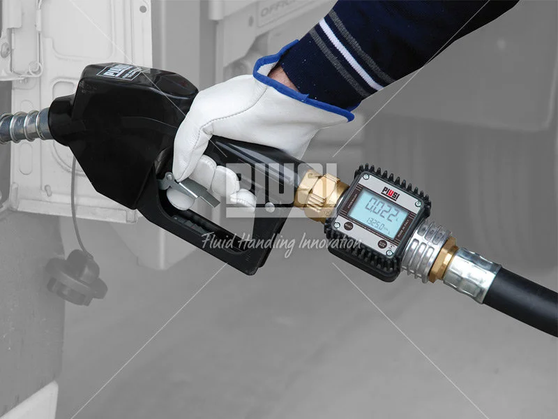 Digital Turbine Meter K24 Aluminum with LCD Display - Piusi